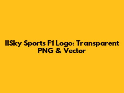 IISky Sports F1 Logo: Transparent PNG & Vector